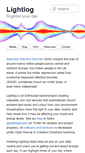 Mobile Screenshot of lightlogproject.org